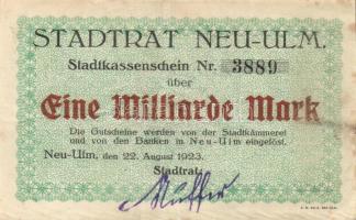 Német Birodalom/Weimari Köztársaság 1923. 3db klf városi szükségbankjegy T:II,III