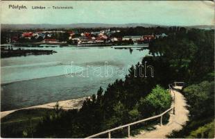 Pöstyén, Pistyan, Piestany; látkép. Kohn nyomda kiadása / Totalansicht / general view (EK)