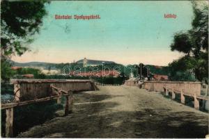1909 Ipolynyék, Nekyje, Vinica; látkép, híd / general view, bridge (EK)