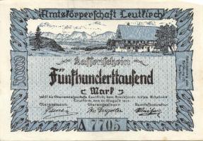 Német Birodalom/Weimari Köztársaság 1923. 3db klf városi szükségbankjegy T:II,III