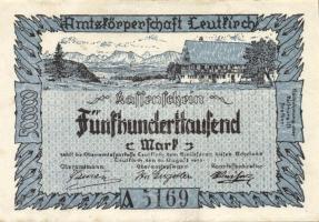 Német Birodalom/Weimari Köztársaság 1923. 5db klf városi szükségbankjegy T:II,III