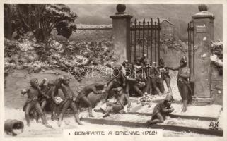 12 db RÉGI Mastroianni szobor-művészlap Napoleonról / collection of 12 Mastroianni sculptochromie po...