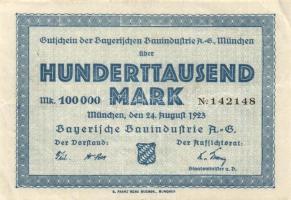 Német Birodalom/Weimari Köztársaság 1923. 7db klf városi szükségbankjegy T:II,III