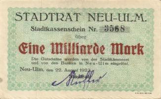 Német Birodalom/Weimari Köztársaság 1923. 7db klf városi szükségbankjegy T:II,III