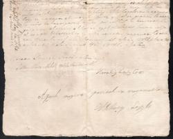 1841 Záloglevél Penyigey, Mikházy, Kereky urak között