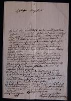 1806 HIvatalos levél az körmöcbányai városi tanácsnak német nyelven / Ex offo letter for the Kremnica city council