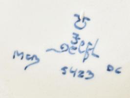 2 db Delft kancsó, kézzel festett, jelzett, apró kopásokkal, m: 29 cm