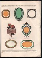 cca 1910-1920 Vignetten nach Zeichnung von Frz. P. Glass, München. Schriftgiesserei Genzsch & He...