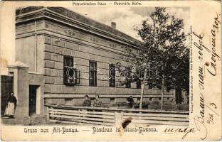 1904 Ópazova, Ó-Pazna, Ó-Pazua, Alt Pazua, Stara Pazova; Petrovisches Haus / Petrovicu Kucu / Petrovic háza / villa (fl)