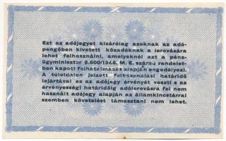 1946. 10.000.000AP T:AU kis fo. Adamo P54