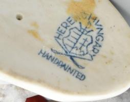 Herendi János Vitéz figura. Kézzel festett, jelzett, hibátlan 9x6 cm