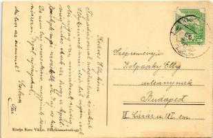 Kismarton, Eisenstadt; Herceg Esterházy székvára, kastélya. Kern Viktor kiadása / Schloss / castle (...