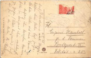 1920 Királyhida, Bruckújfalu, Bruck-Újfalu, Bruckneudorf; osztrák-magyar határ. Marie Huber kiadása ...