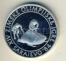Jugoszlávia 1983. 100D Ag "Téli olimpia-bobozás" T:PP
