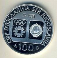Jugoszlávia 1983. 100D Ag "Téli olimpia-jégkorcsolya" T:PP