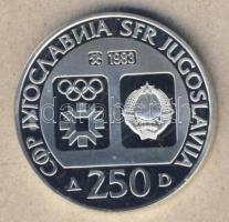 Jugoszlávia 1983. 100D Ag "Téli olimpia-Lepenski Vir" T:PP