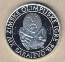 Jugoszlávia 1983. 100D Ag "Téli olimpia-Lepenski Vir" T:PP