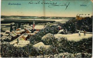 1910 Alsólendva, Alsó-Lendva, Dolnja Lendava; látkép télen / Winter (EK)