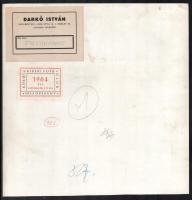 cca 1964 Darkó István budapesti fotóművész felirattal jelzett, vintage fotóművészeti alkotása (Patak...