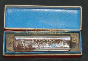 cca 1930 Hohner Piccolo G-s szájharmónika