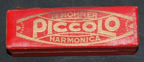 cca 1930 Hohner Piccolo G-s szájharmónika