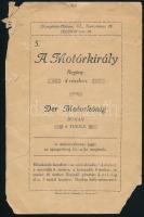 1915 Mozgókép-Otthon (Bp. VI., Teréz körút 28.) moziműsor, szakadt, (4) p
