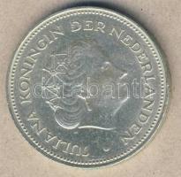 Hollandia 1970. 10G Ag "Wilhelmina-Julianna" T:2 Tanúsítvánnyal!