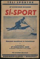 Schwicker Richárd: Sí-sport. Útmutató kezdőknek és haladóknak. Karafiáth Jenő bevezetőjével. [Bp., 1929], Wodianer F. és Fiai, 72 p. Kiadói papírkötés, kissé kopott borítóval. + 1970 Budapesti Természetbarát Szövetség - Turista Ellátó Vállat sítanfolyam igazolása.