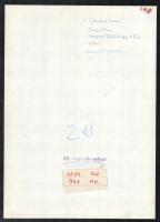 cca 1975 Tatár Tibor szegedi fotóművész által feliratozott, vintage fotóművészeti alkotás (Carmel Jo...