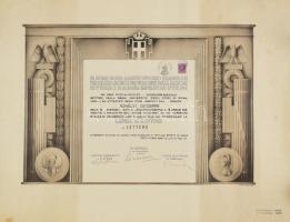 1936-1942. "Középiskolai Tanári Oklevél. A Debreceni M. Kir. Középiskolai Tanárvizsgáló Bizotts...