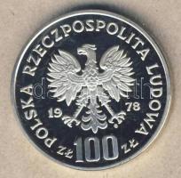 Lengyelország 1978. 100Zl Ag "Jávorszarvas" T:PP