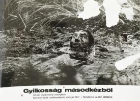 cca 1989 előtt készült filmfotók tétele, 101 db vintage produkciós filmfotó, valamennyi hibás (elszí...