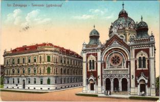 1914 Temesvár, Timisoara; Gyárváros, Izraelita zsinagóga. Feder R. Ferenc saját felvétele és kiadása / Fabric synagogue (EK)