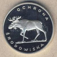 Lengyelország 1978. 100Zl Ag "Jávorszarvas" T:PP