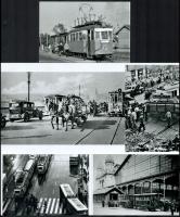 Budapesti villamosok tétele, cca 1980 előtt készült felvételek (az 1, 4, 18, 19, 47, 50 (ez éppen ka...