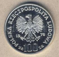 Lengyelország 1978. 100Zl Ag "Jávorszarvas" T:PP