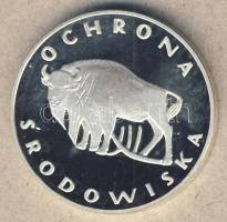 Lengyelország 1977. 100Zl Ag "Bölény" T:PP