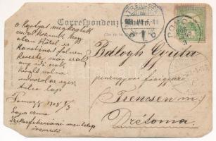 1908 Pomogy, Pamhagen; iskola / Schule / school. photo (b)