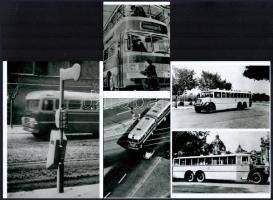 cca 1960 előtt készült felvételek autóbuszokról (külső-belső képek, karambolos, emeletes, távolsági,...