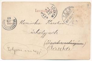 1901 Harkány, fürdő gépháza. Feiler Mariska kiadása (fl)