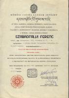 1978 Körösi Csoma Sándor Intézet fejléces papírja