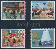 Olympic gold medalist, 1988 Seoul set, the closing value in minisheet Olimpiai aranyérmesek, 1988 Sz...