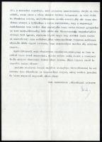 1982 Szelényi Gusztáv (1904-1982) zoológus, entomológus, cönológus 4 db gépelt levele Pongor Ferenc ...
