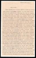 1982 Szelényi Gusztáv (1904-1982) zoológus, entomológus, cönológus 4 db gépelt levele Pongor Ferenc ...