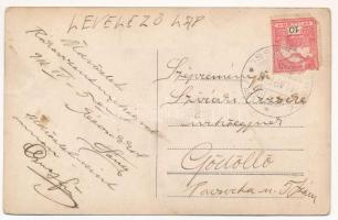 1911 Budapest XVI. Rákosszentmihály, Róth I. Sándor üzlete, lóvasút megállóhely (EK)