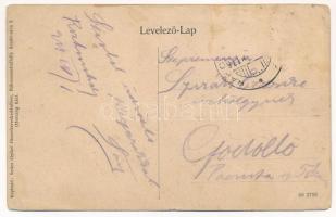 1911 Budapest XVI. Rákosszentmihály, Körvasút és őrház, vasútállomás. Montázs autóval, Szűcs Győző k...