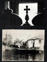 cca 1935 és cca 1980 között készült vintage fotók és fotóművészeti alkotások vegyes tétele, többsége...