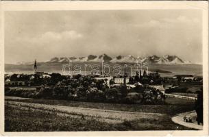 1948 Igló, Zipser Neudorf, Spisská Nová Ves; látkép / general view (EB)