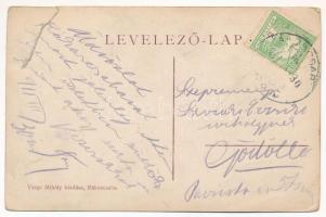 1911 Budapest XVII. Rákoscsaba, Varga Mihály üzlete és saját kiadása (szakadás / tear)