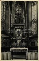 1933 Máriavölgy, Mariathal, Marienthal bei Pressburg, Marianka (Pozsony, Bratislava); kegytemplom, belső / pilgrimage church, interior (EK)